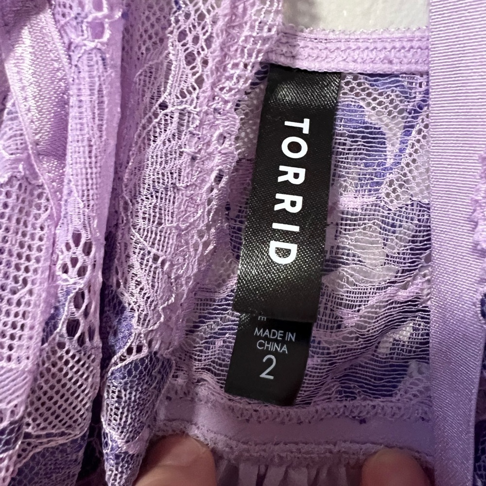Torrid Lace High Neck Babydoll - Picture 5 of 9